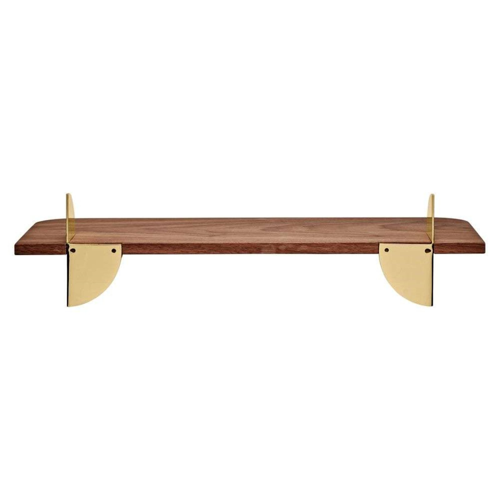 Aedes Shelf L50 Walnut/Gold - AYTM