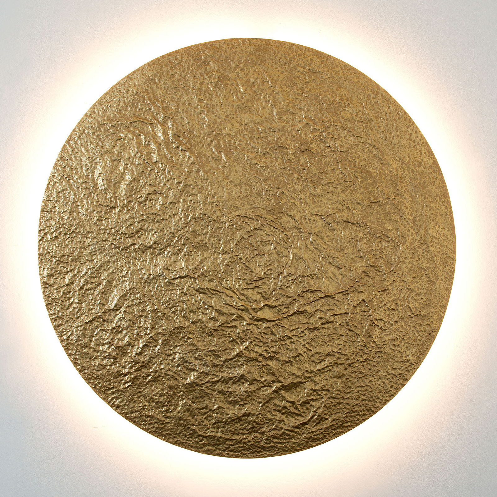 Applique LED Meteor, Ø 120 cm, dorée