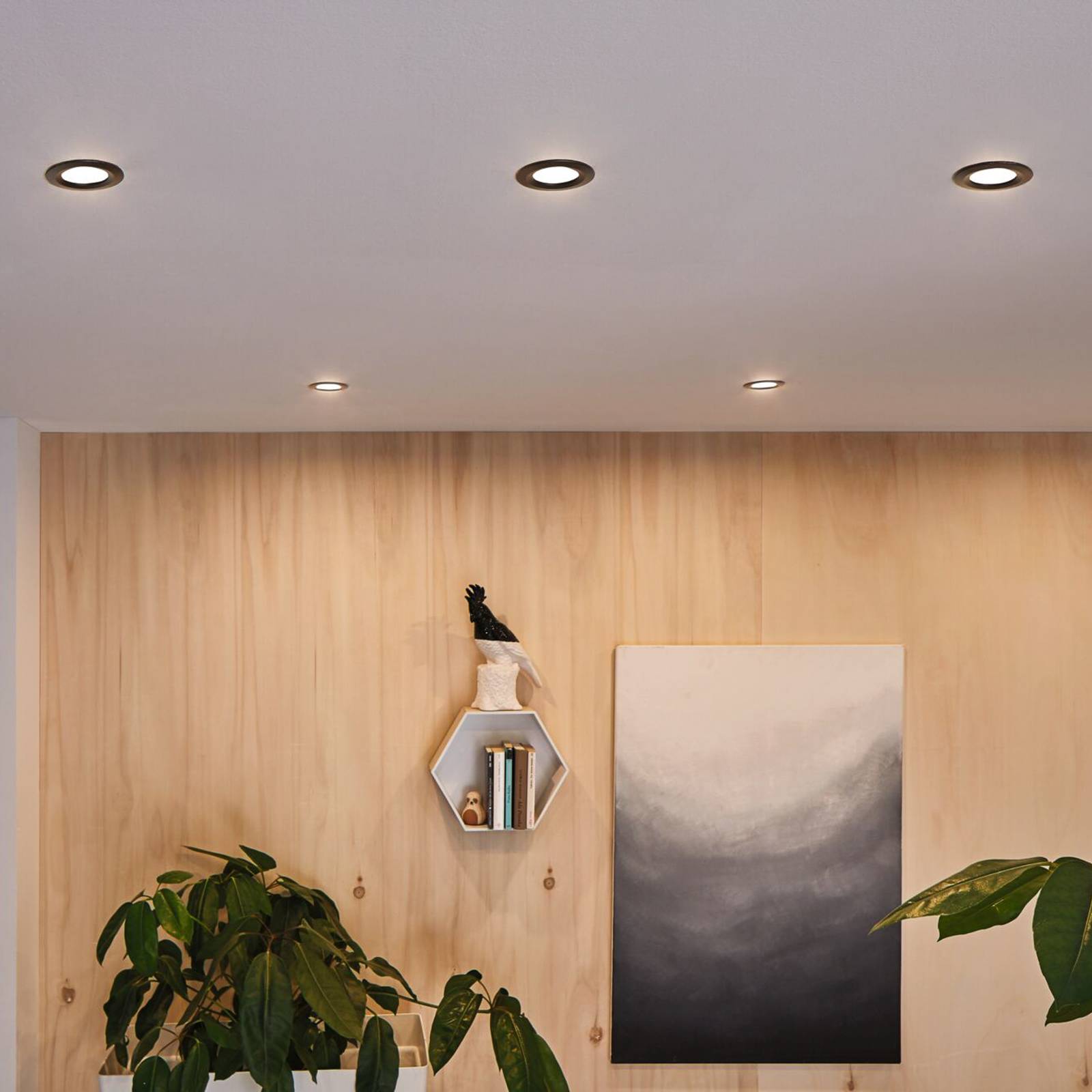 Paulmann Paulmann vestavná lampa Nova Plus černá Ø 9 cm GU5.3/GU10 IP65