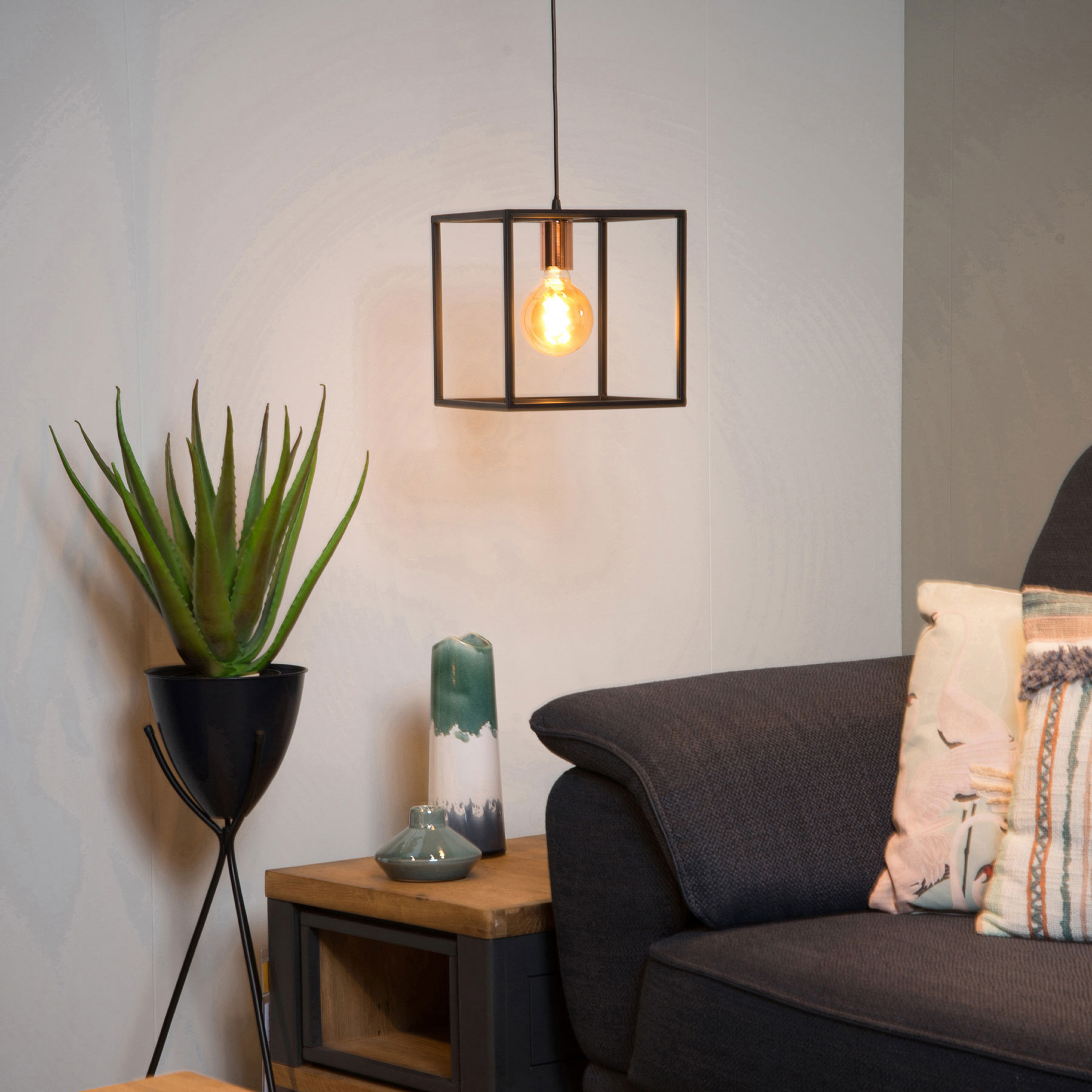 Lampada a sospensione Arthur, 1 luce, nero