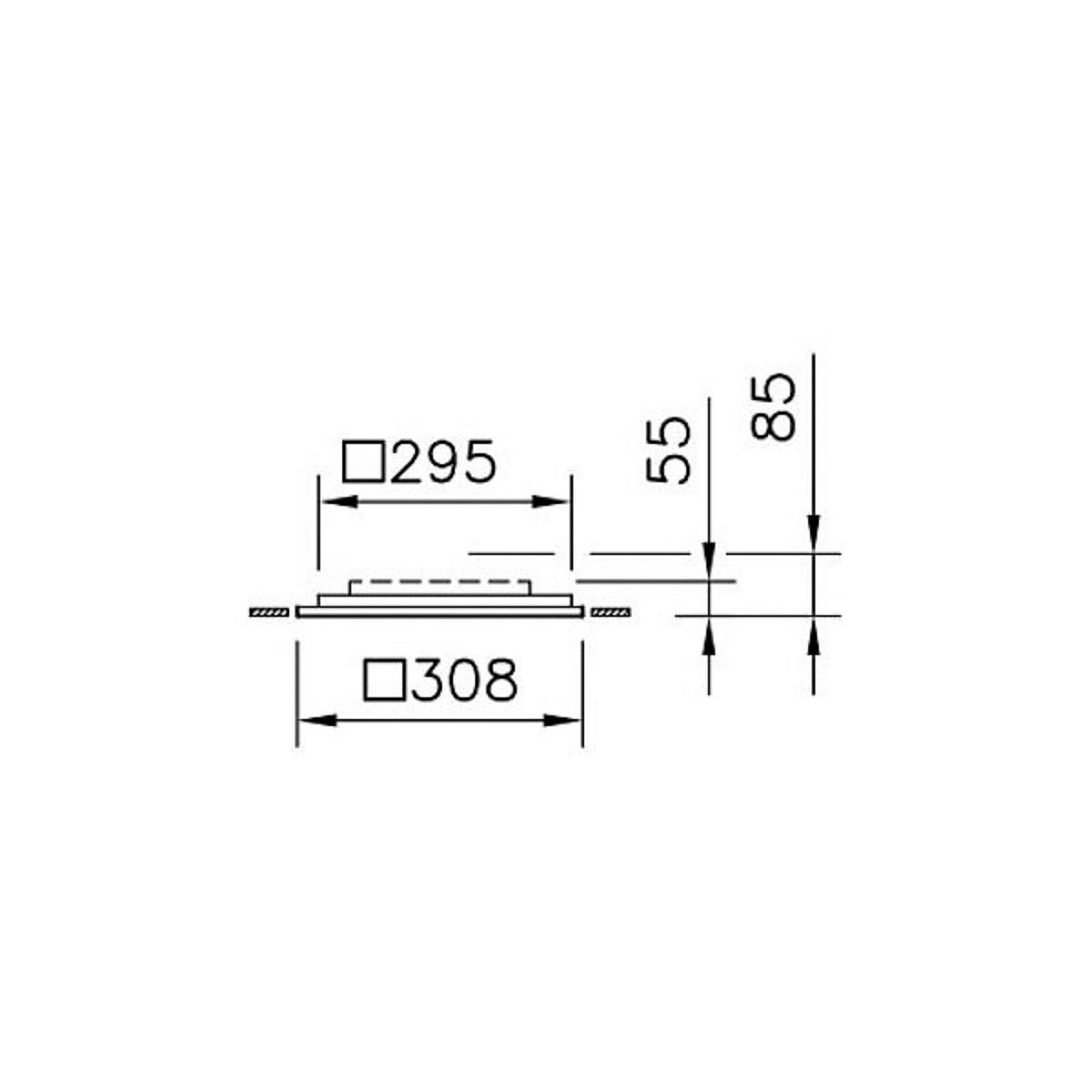 Regent Dime Office lampa sufitowa 36,6cm 12W