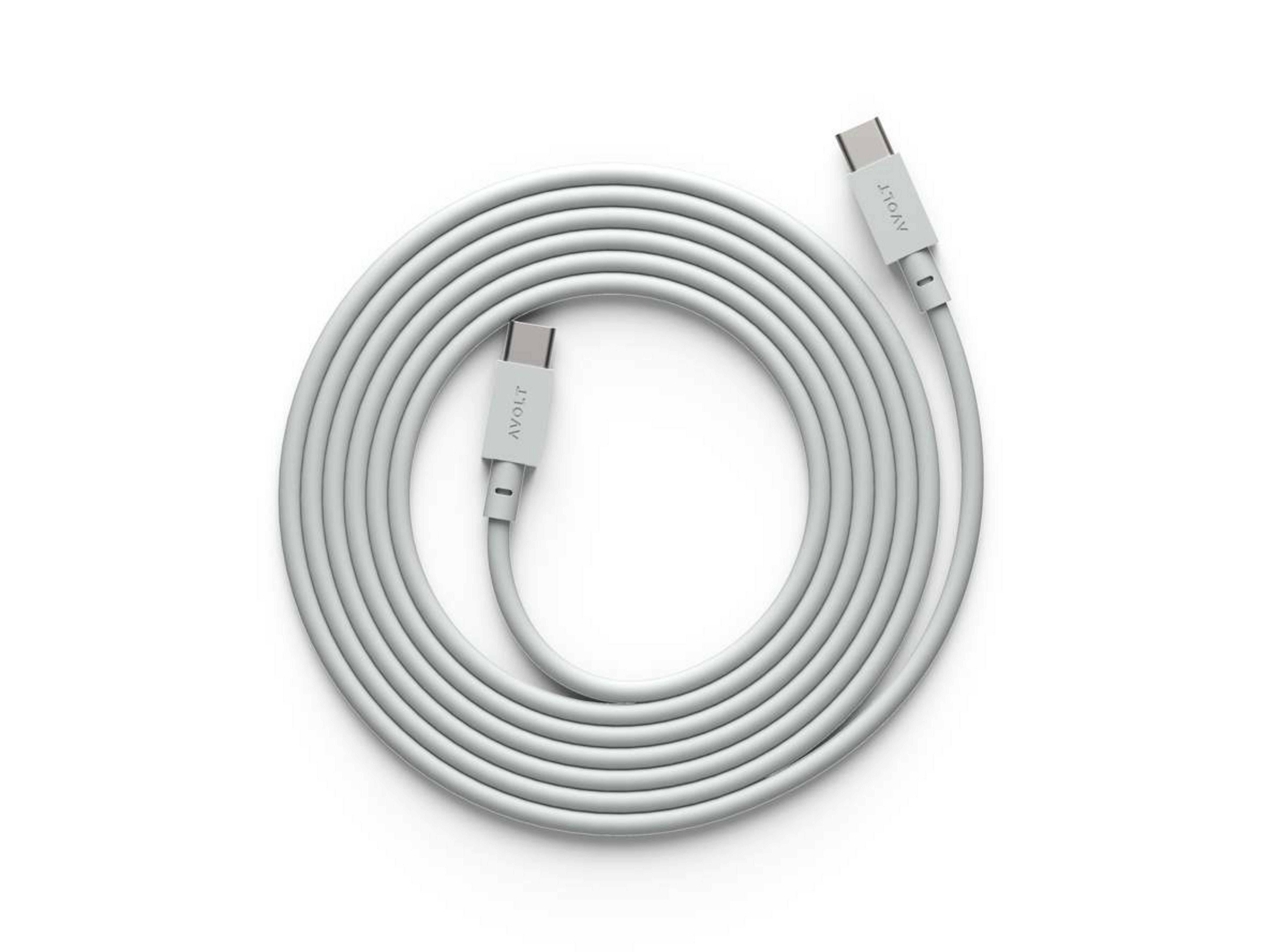 Kabel USB-C zu USB-C, grau, Länge 2 m - AVOLT