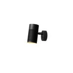 Patrone Wall Lamp Small Black Browned Brass - Thorup Copenhagen