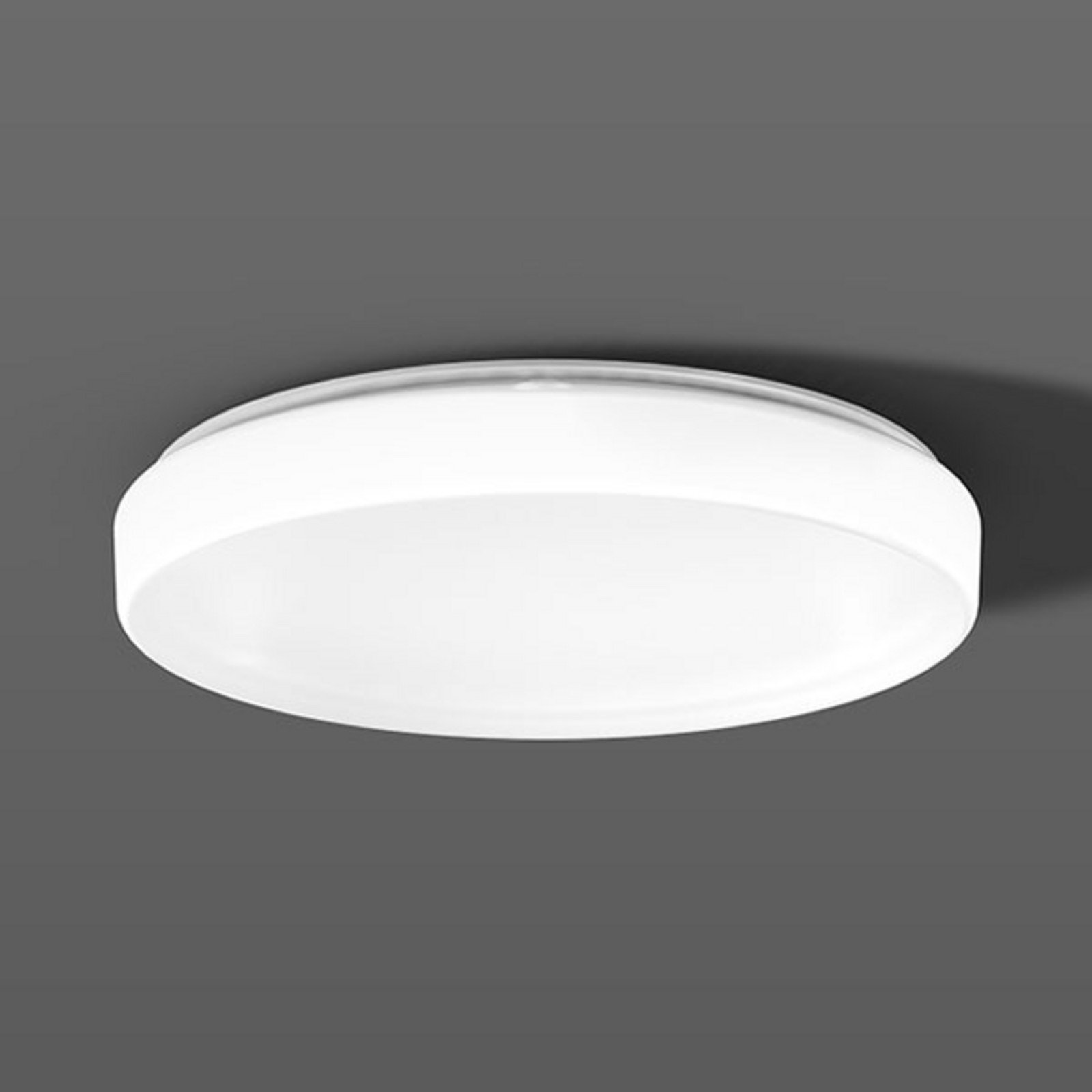 RZB Flat Polymero Circle Slim on/off 27W 46cm 840 - Hol - alb opal - Plastic
