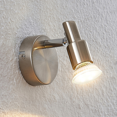 ELC Farida LED-Spot, nickel, 1-flammig