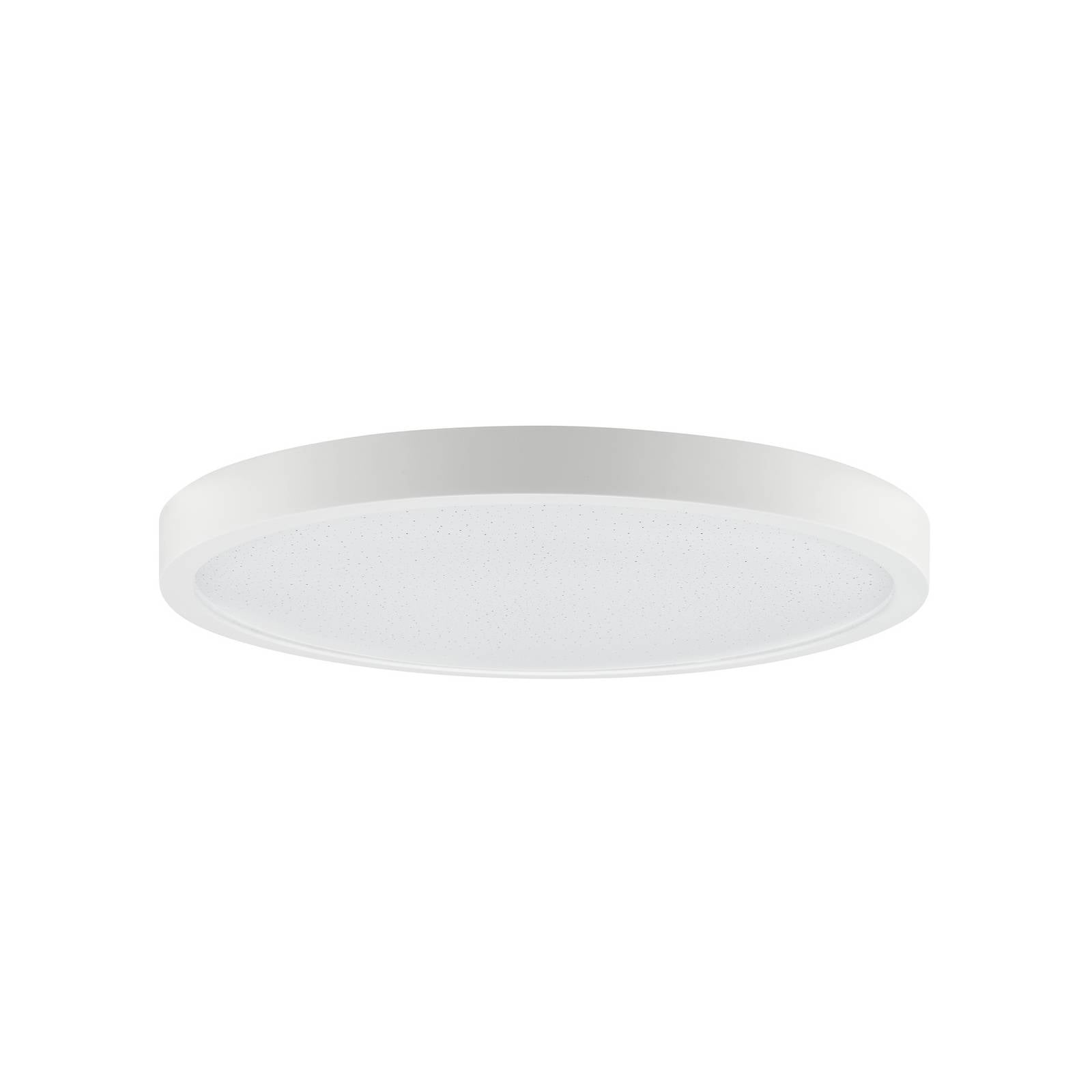 Lampa sufitowa LED Navara-Starry, biała, Ø 27,5 cm, 4 000 K