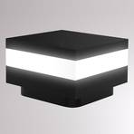 Mash LED pedestal light IP65 black