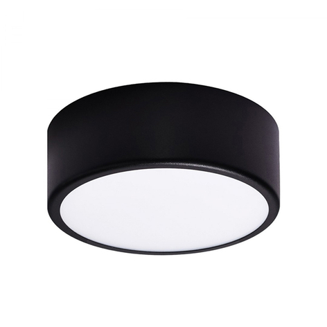 Deckenleuchte Cleo, Ø 20 cm, schwarz