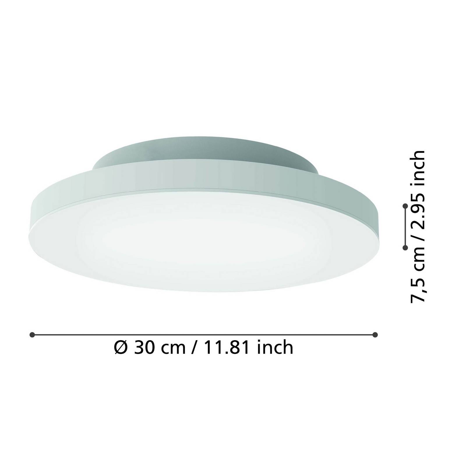  Eglo Connect Eglo Connect Turcona-z Led Ceiling Light ø 30 Cm 
