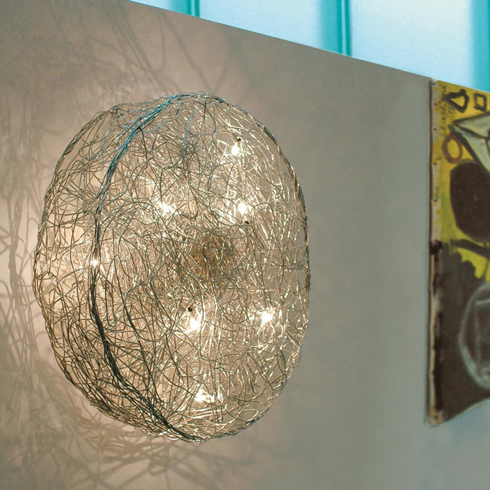Lámpara de pared de diseño Rotola, diámetro 100 cm