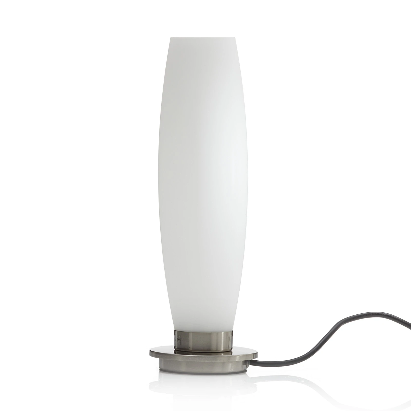 Paul Neuhaus Tyra stolová lampa, sklo, Ø 10 cm, stmievateľná, G9