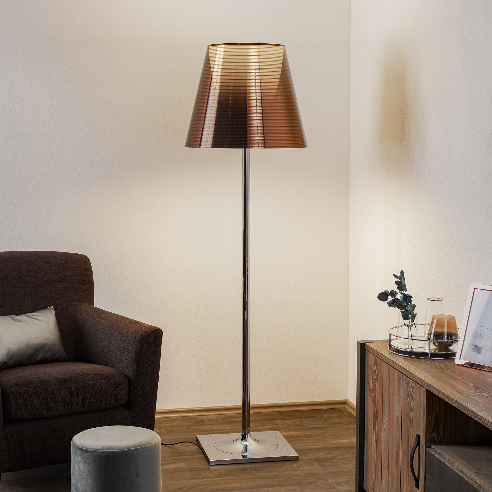 FLOS KTribe F3 floor lamp, bronze