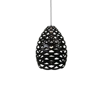 Tui Pendant Ø50 Black 2 Sides - David Trubridge