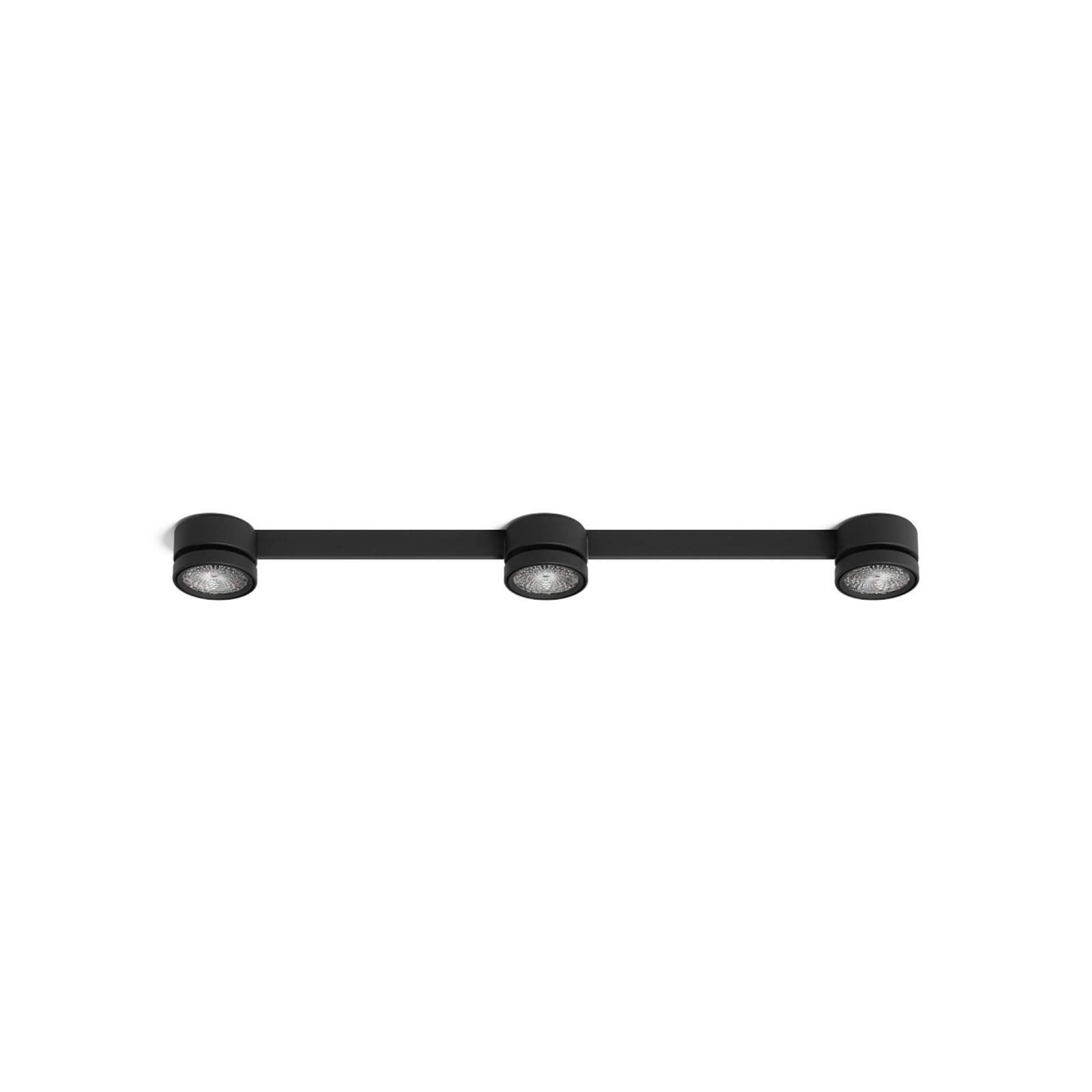 Rail de raccordement Nivo pour montage en saillie, noir, 90 cm, métal - Sigor