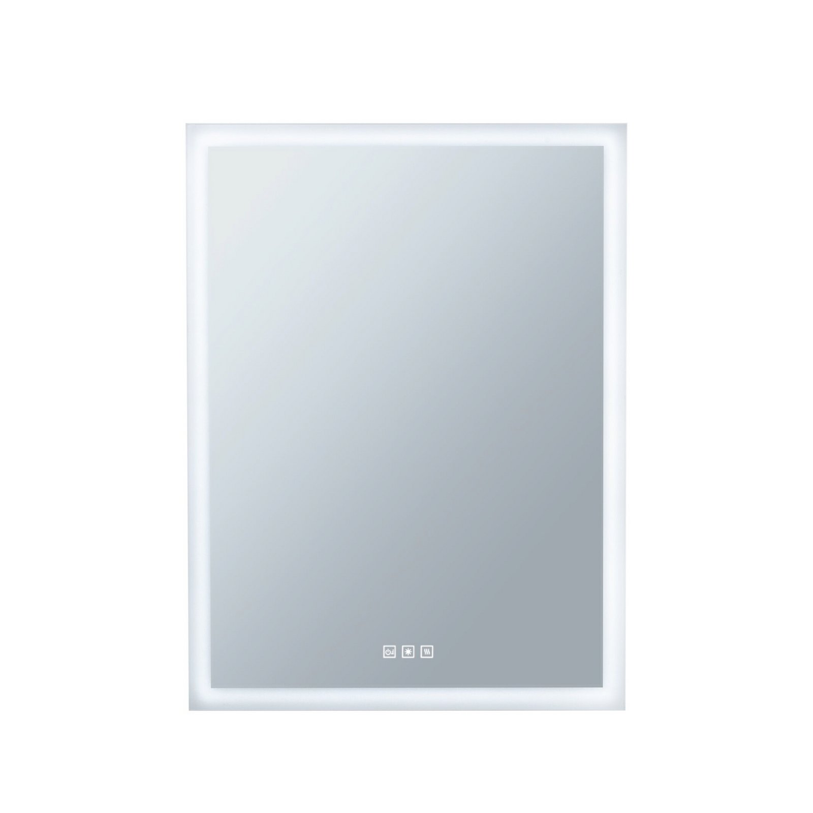 Paulmann LED wall mirror Mirra white 60x80 cm IP44 CCT