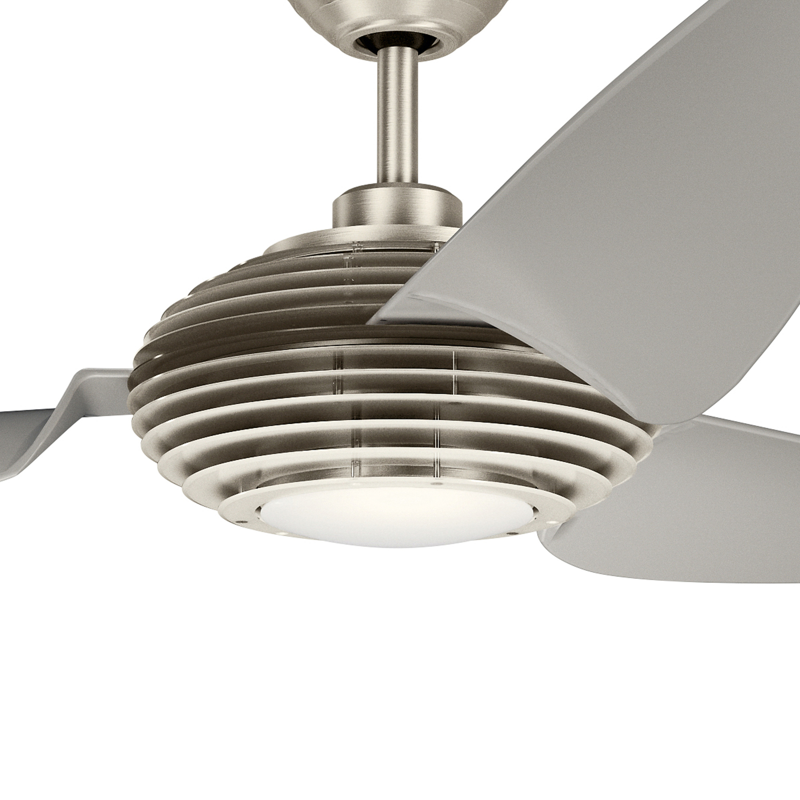LED stropní ventilátor Voya krémová