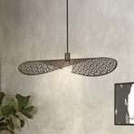 EGLO hanglamp SWABY, bronskleurig, Ø 80 cm, metaal, E27