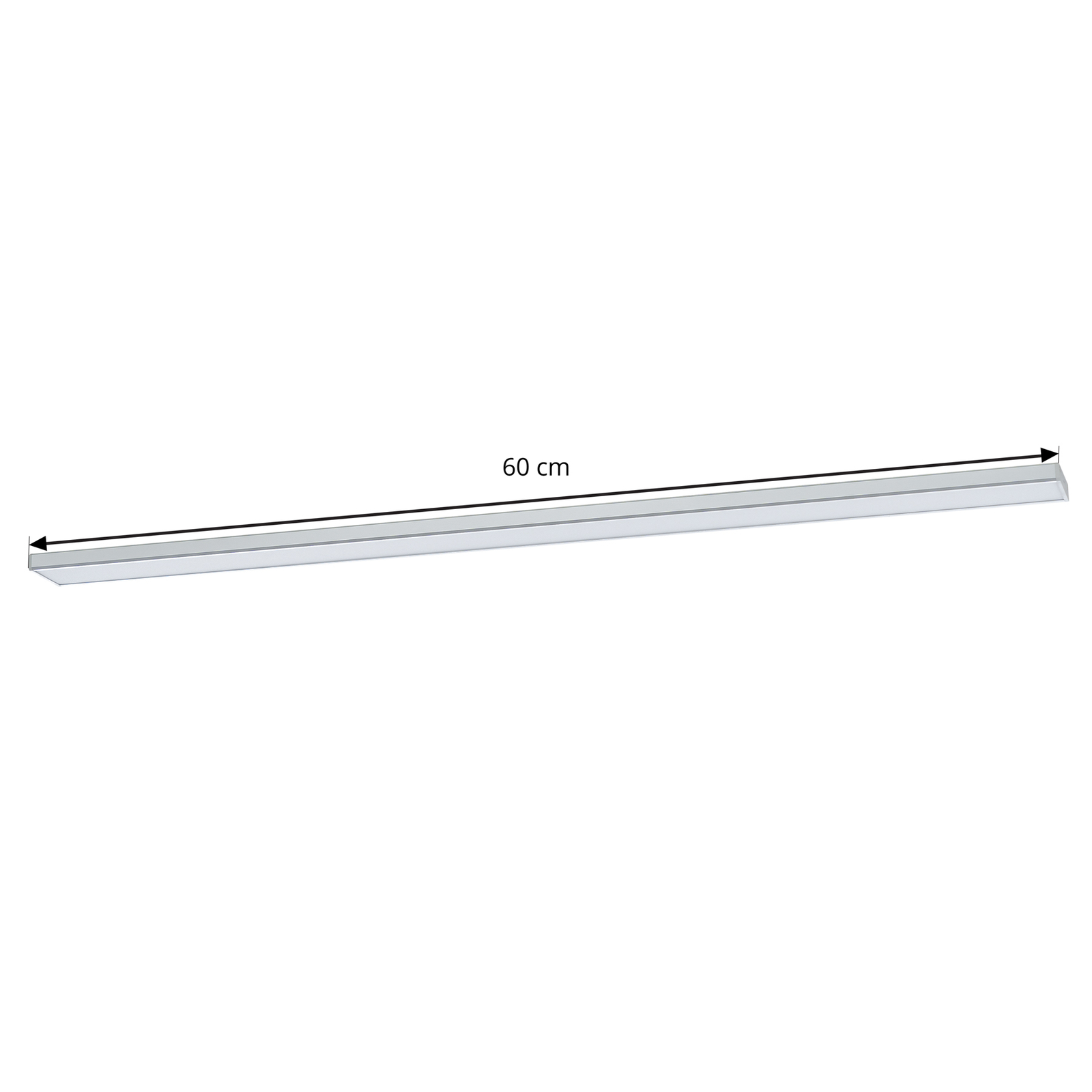 Prios Ashtonis LED-Unterbauleuchte, eckig, 60 cm
