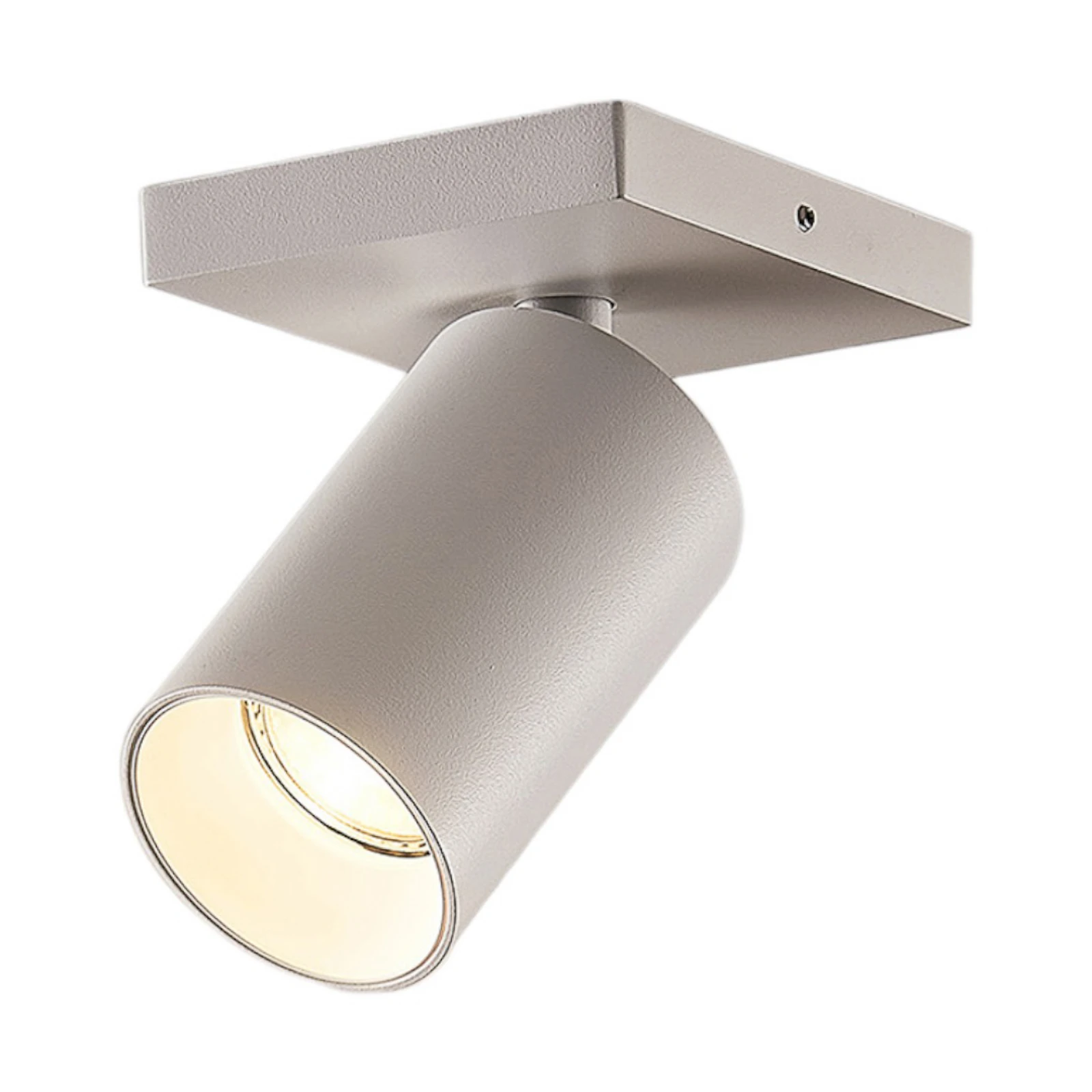 Spot Arcchio Brinja, blanc, angulaire, Ø 6 cm, à 1 lampe, GU10