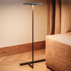 Vibia Flat LED stojací lampa 96 cm šedá L1, dim