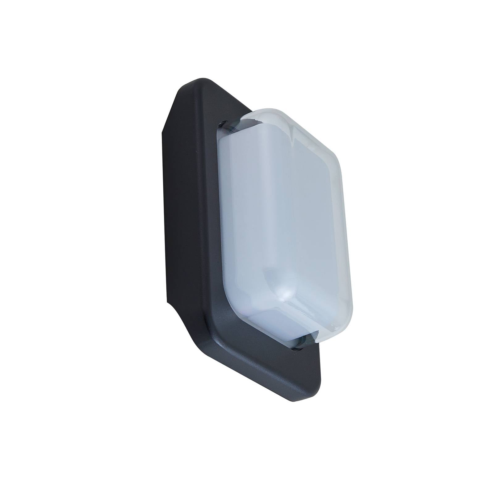 Lindby LED-Außenwandleuchte Sibara, anthrazit, eckig, IP54