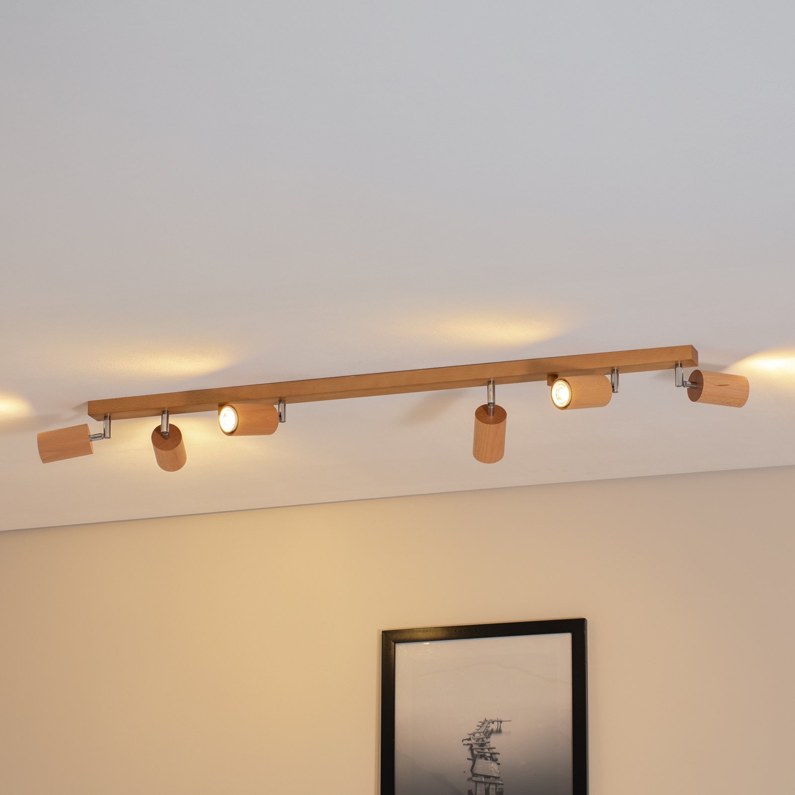Envostar Peach Puff stropno mesto leseni cilinder 6flg.