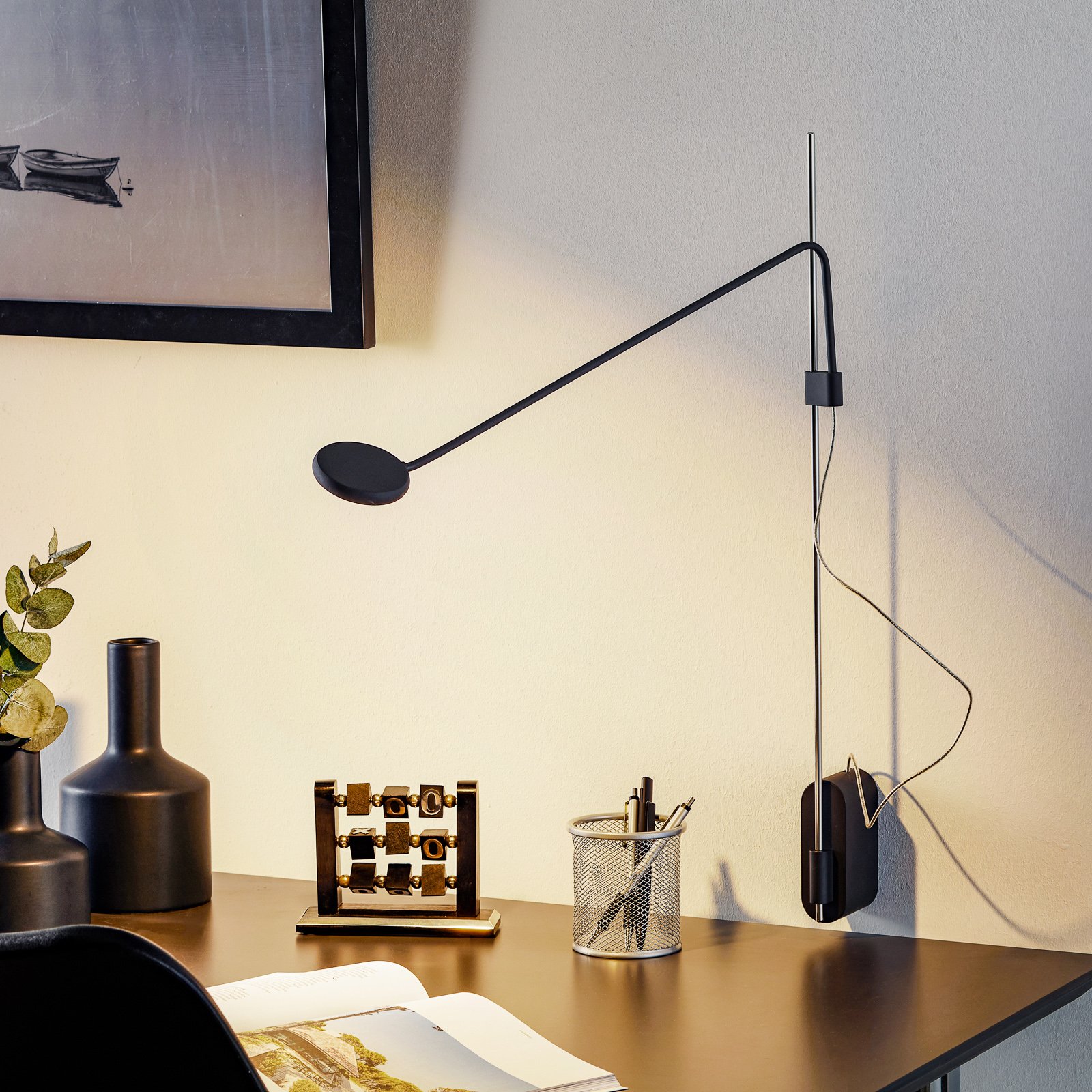 ICONE Tecla - lampă de perete cu LED reglabilă pe înălțime