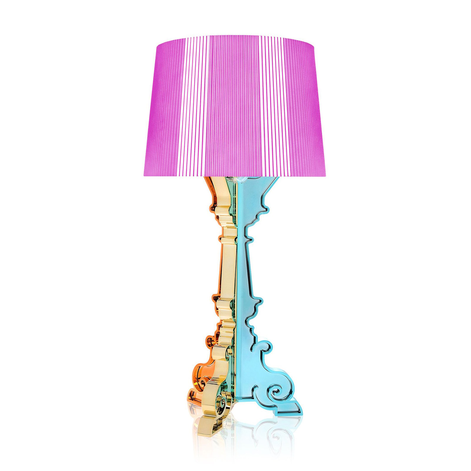 Kartell Bourgie LED-Tischleuchte multicolor pink