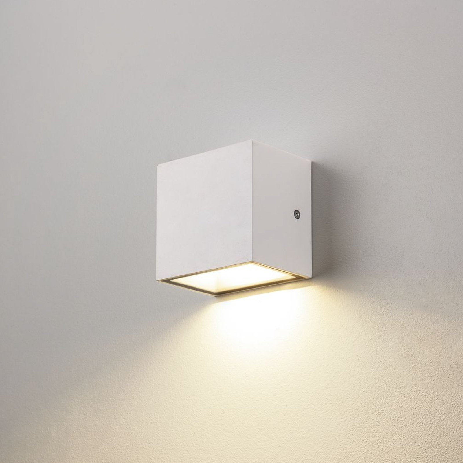 SLV "Sitra" viengubas LED lauko sieninis šviestuvas, baltas