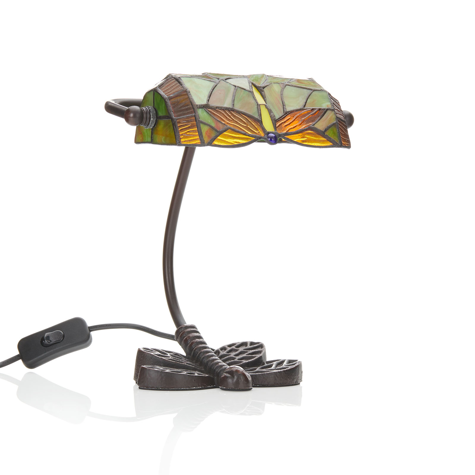 Kiváló asztali lámpa DRAGONFLY, kézzel készített