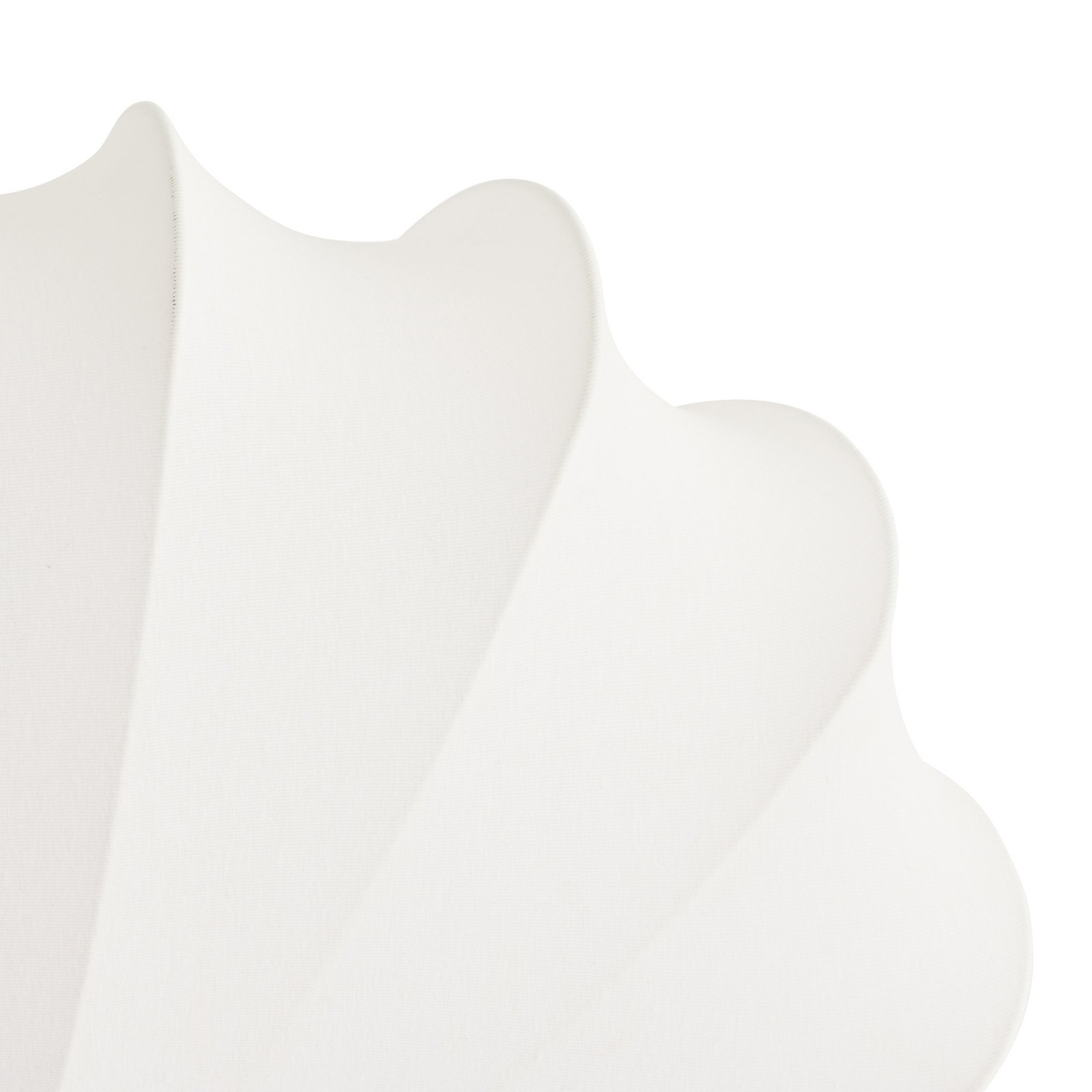 Anna wandlamp, katoen, wit, Ø 53,5 cm - Watt & Veke