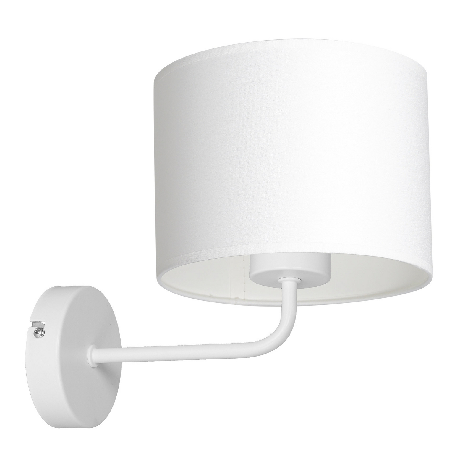 Vegglampe Soho, sylindrisk, hvit