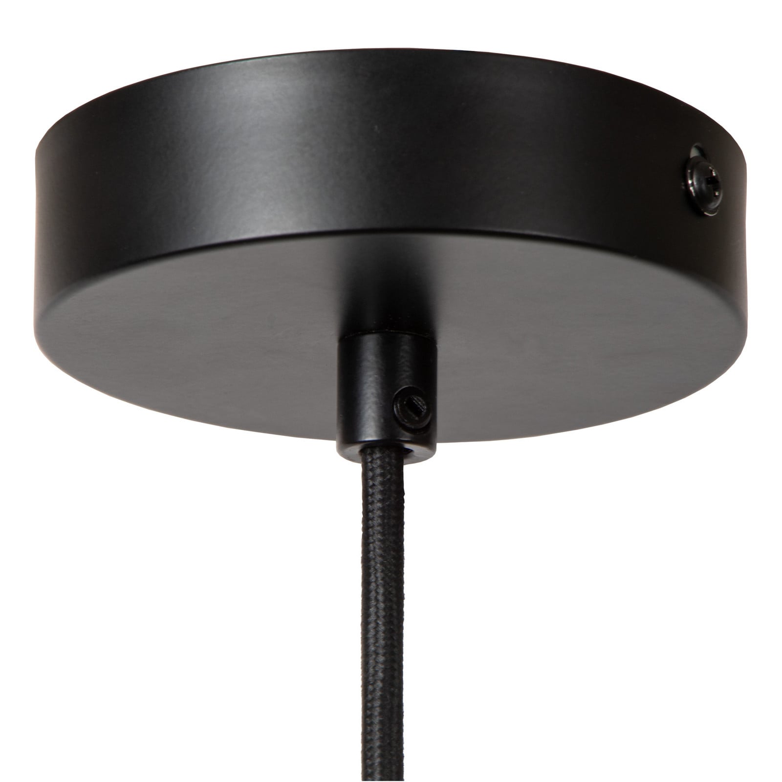 Lucide Lampă suspendată Jessica roz 1 bec Ø 30 cm bumbac - Camera de zi / sufragerie - Țesătură / Textil