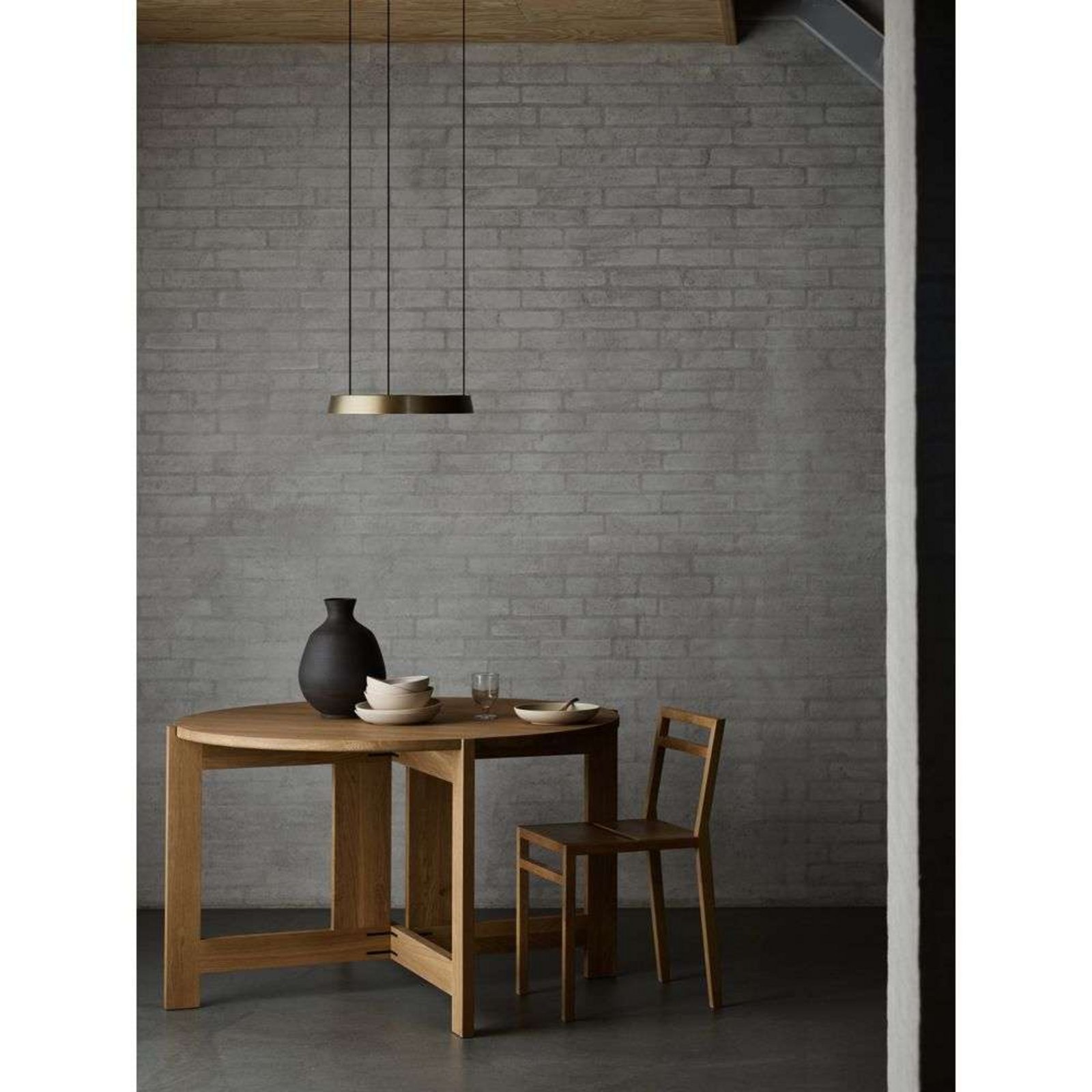 Edge Round Candeeiro Suspenso Ø500 Brass - LIGHT-POINT