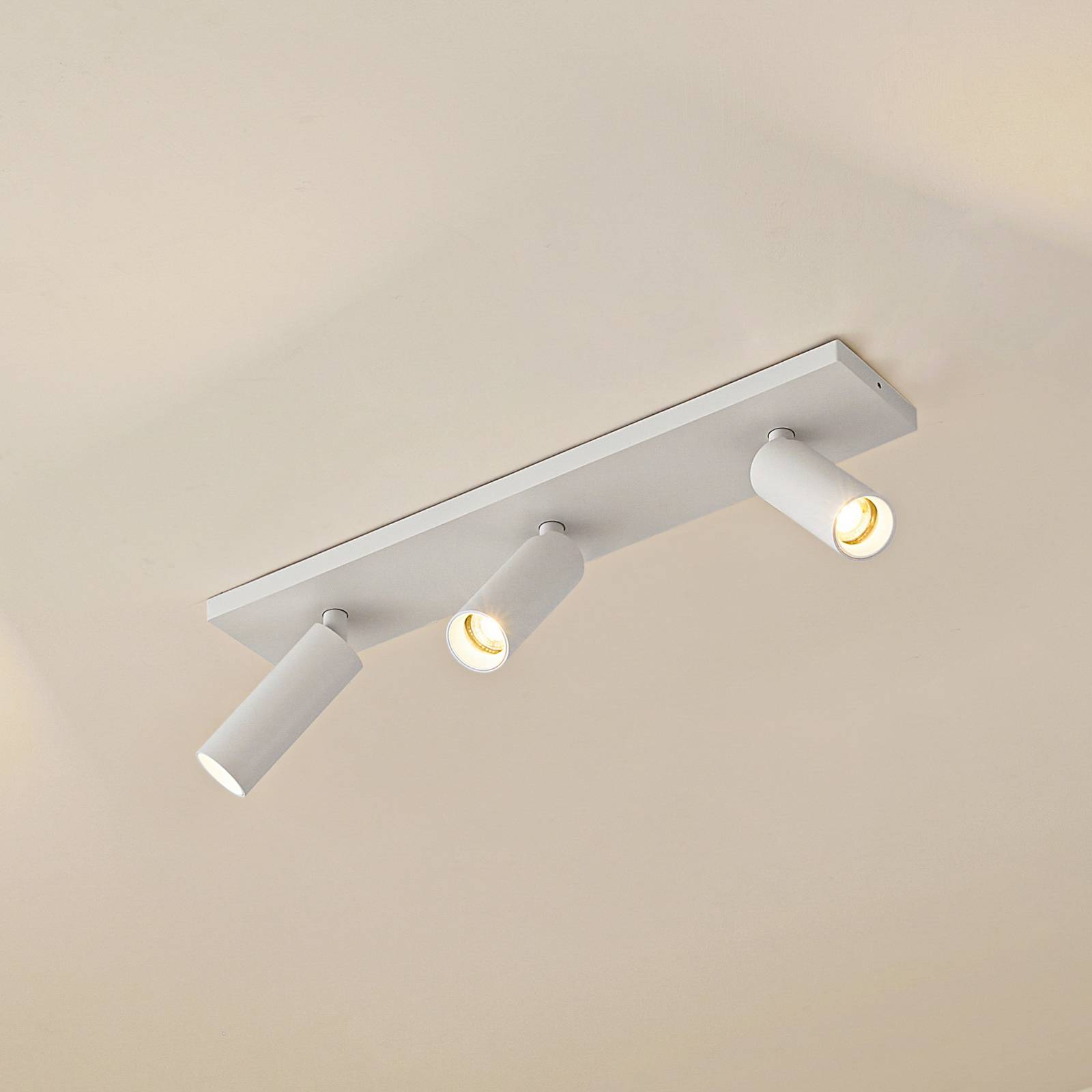 Arcchio Deckenstrahler Brinja Slim, weiß, 3-flg., GU10 MR11 günstig online kaufen