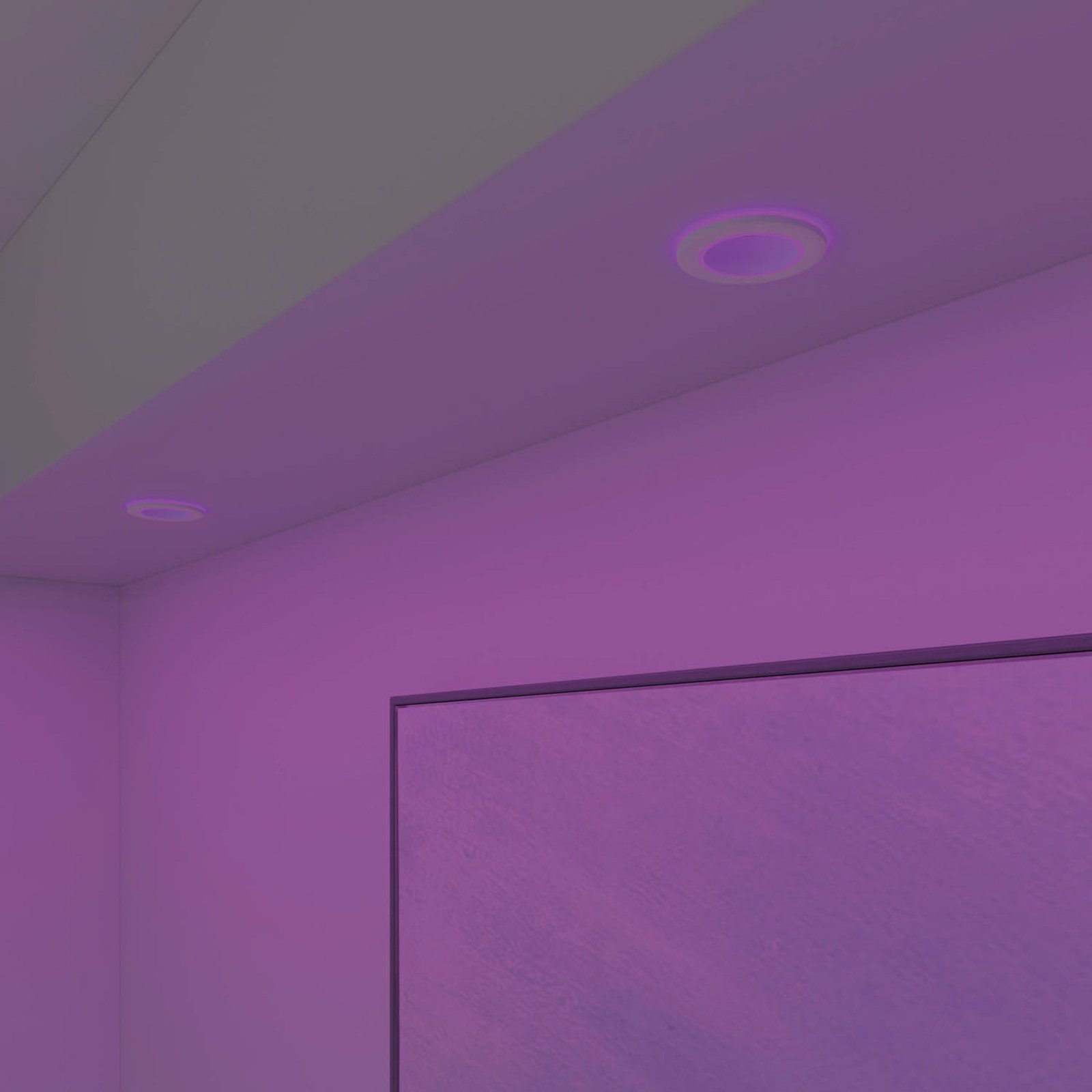 Calex Smart Halo inbouw-downlight CCT RGB wit
