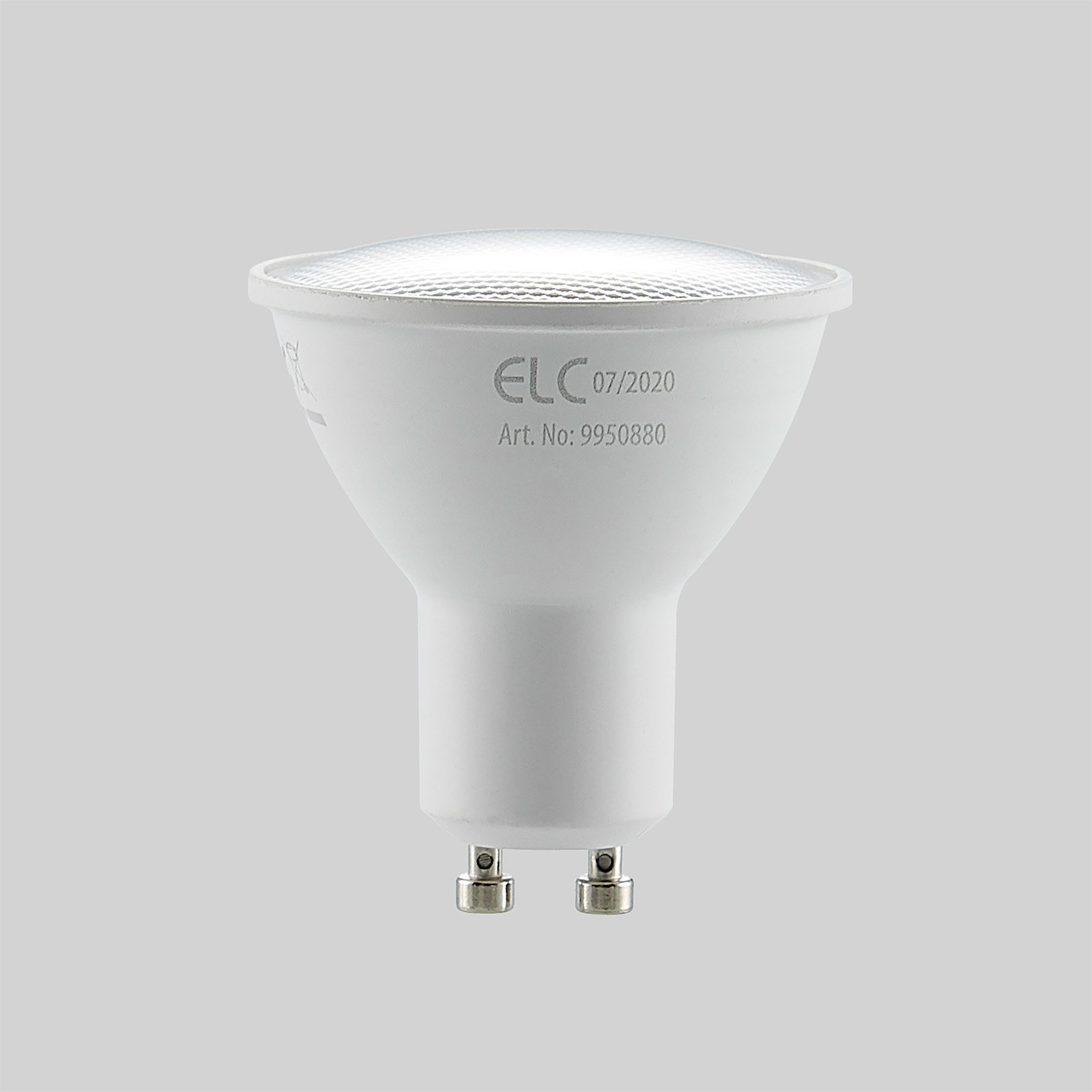 ELC réflecteur LED GU10 5 W lot de 10 2 700 K 120°