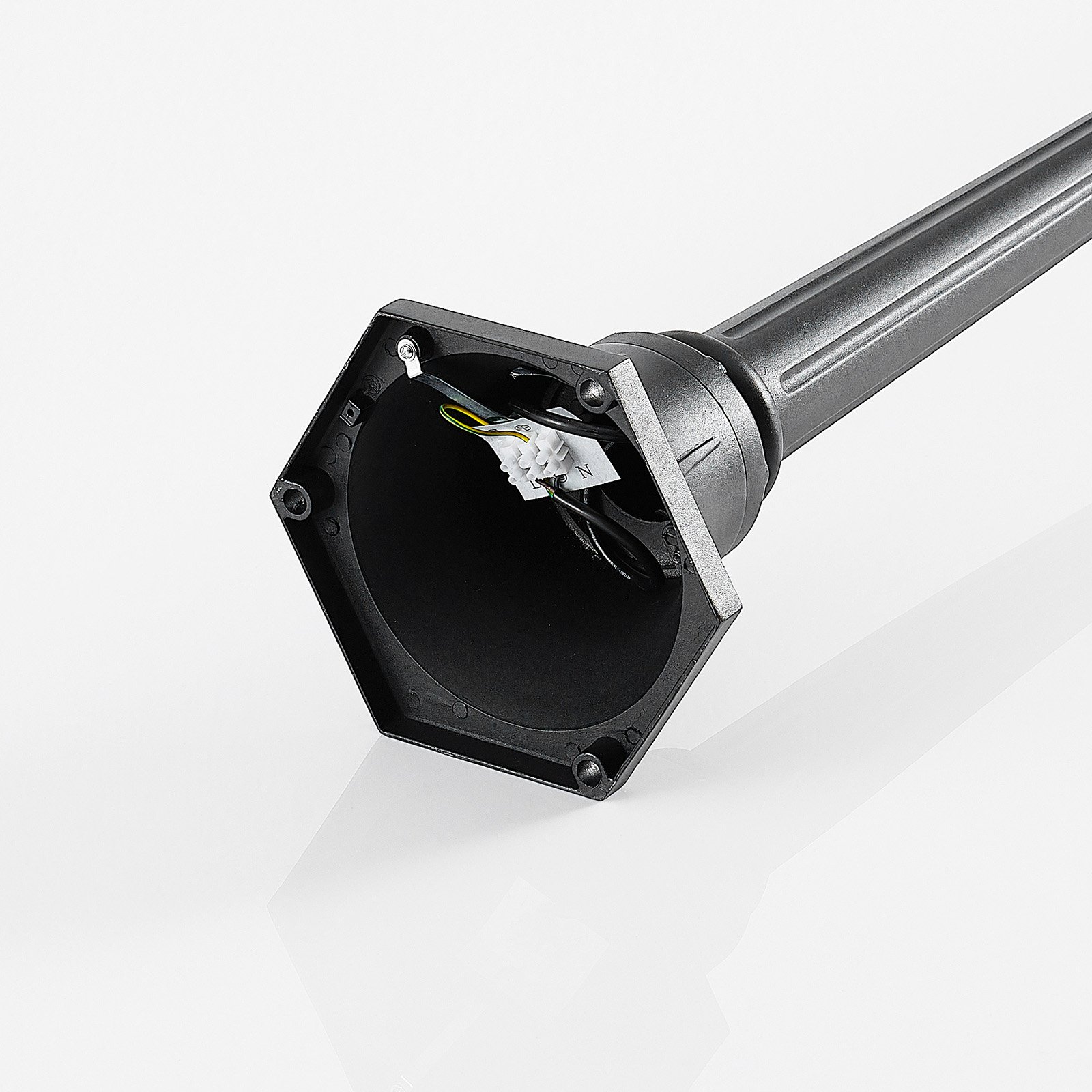 Clint Lampadaire de Parc Copper/Black - Lindby