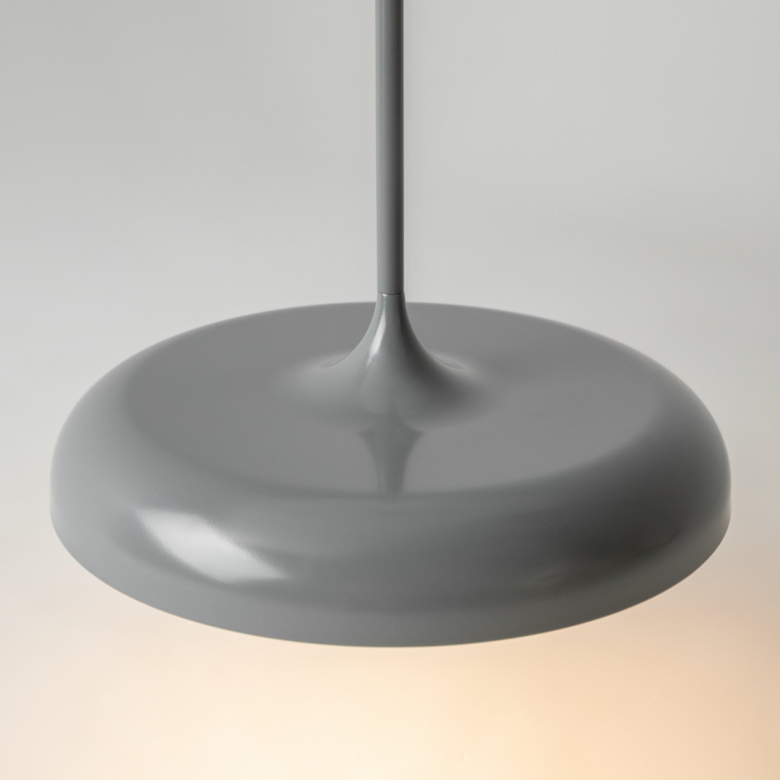 Maytoni Lampă suspendată LED Gerhard, Ø 40 cm, gri, metal