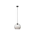 Hanging light ball glass ball shade smoky grey Ø 30cm