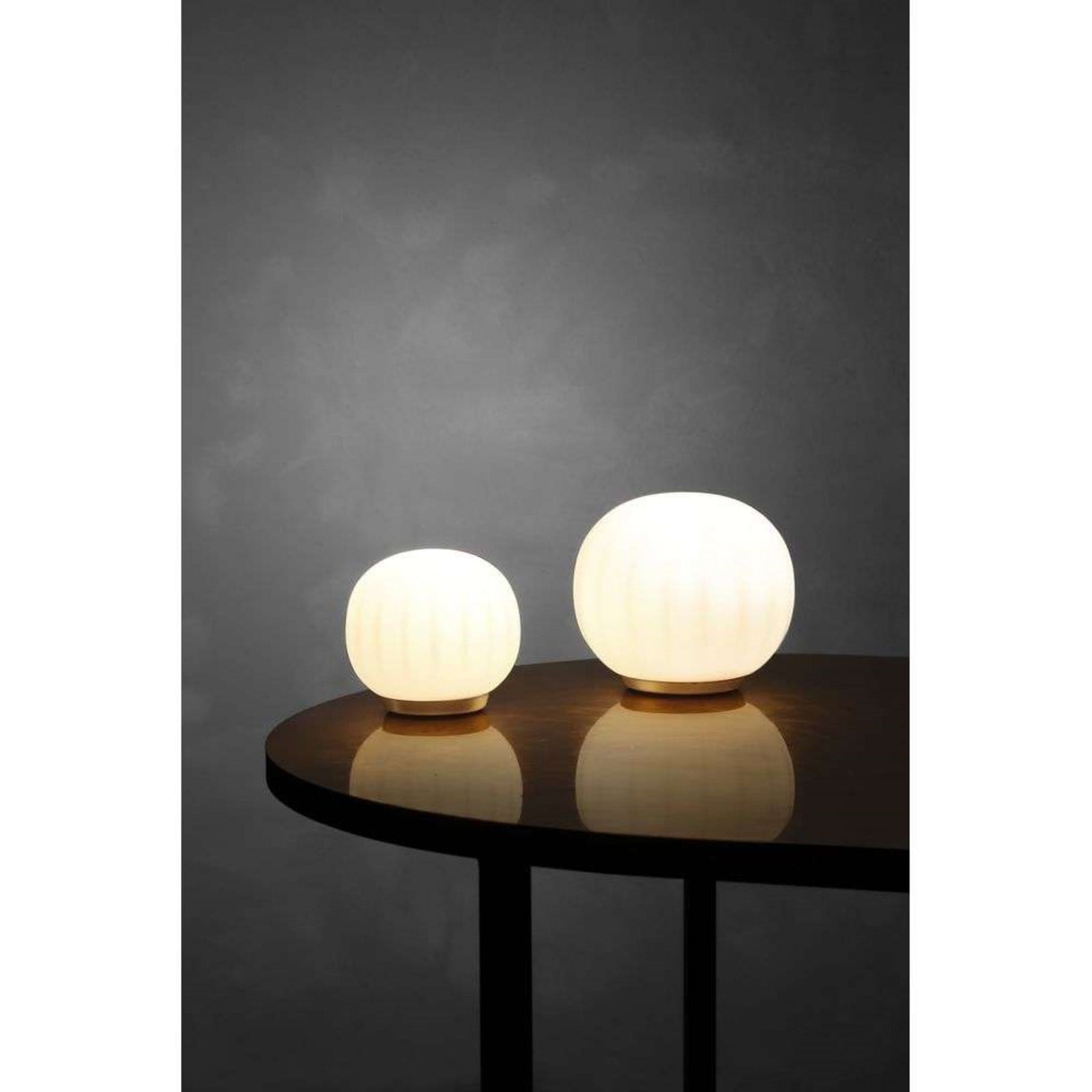 Lita Bordlampe Ø14 Brass Luceplan - Stue - Glas