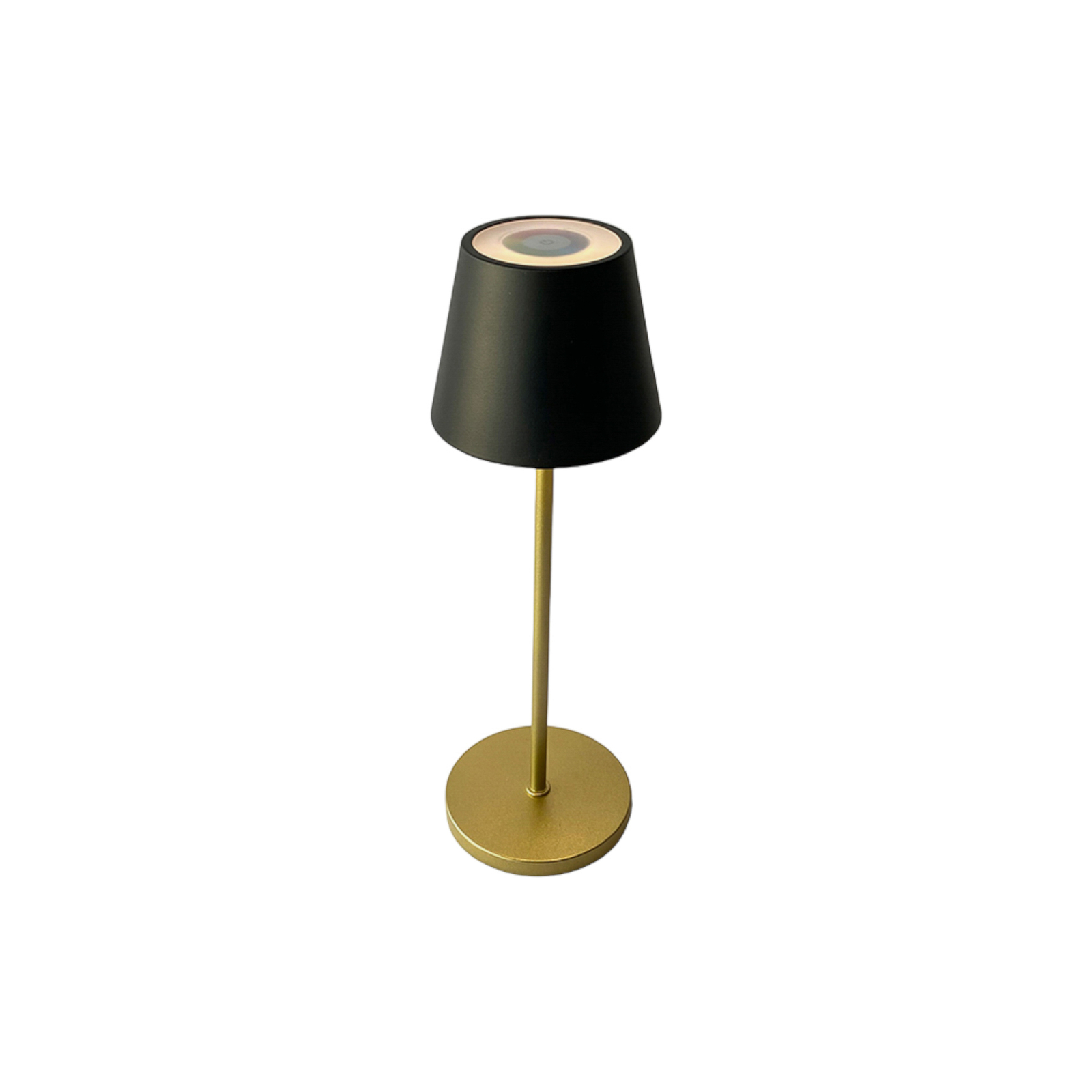 LED-Akku-Tischlampe Cosenza 2.0 34cm schwarz/gold