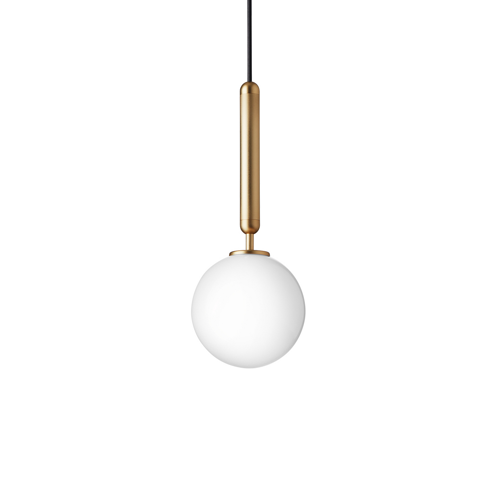 Miira 1 Závěsná Lampa Brass/Opal White - Nuura