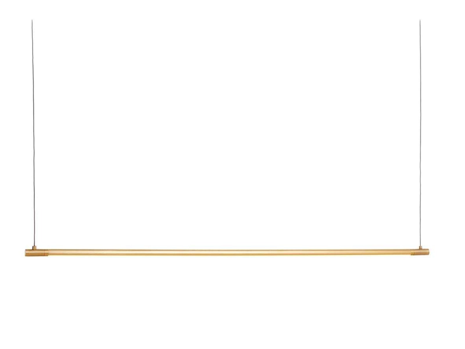LOOM DESIGN LED-Pendelleuchte Straw 150, gold, Aluminium