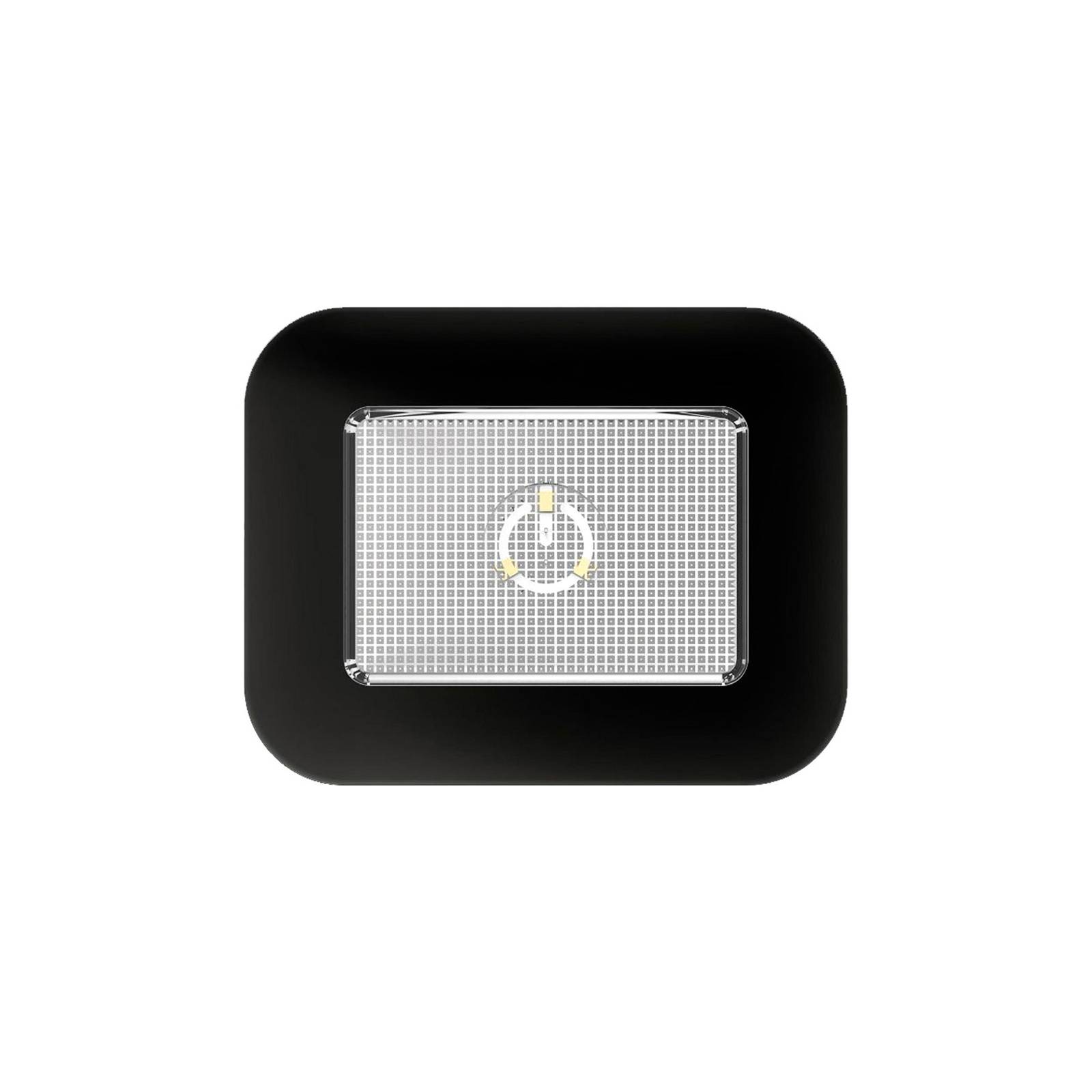 Levně LED nábytkové světlo Mobina Push 10, baterie černá