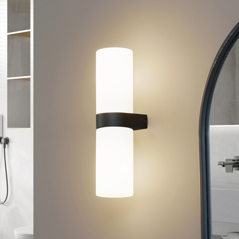 Lucande Basolo Vägglampa H31, vit från Lucande