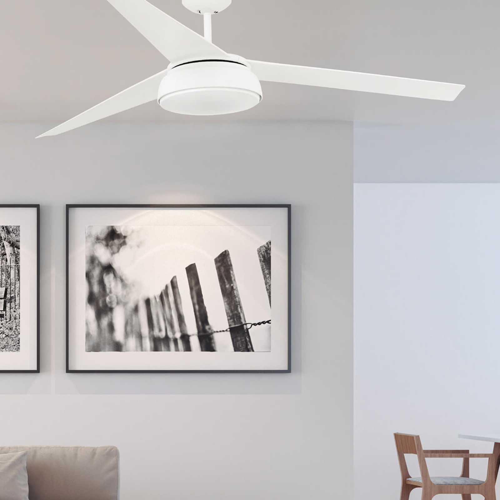 Dimmable light - LED ceiling fan Vulcano