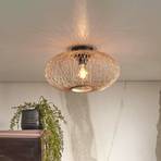 Good & Mojo Plafondlamp Cango, naturel, Ø 40 cm, hoogte 20 cm