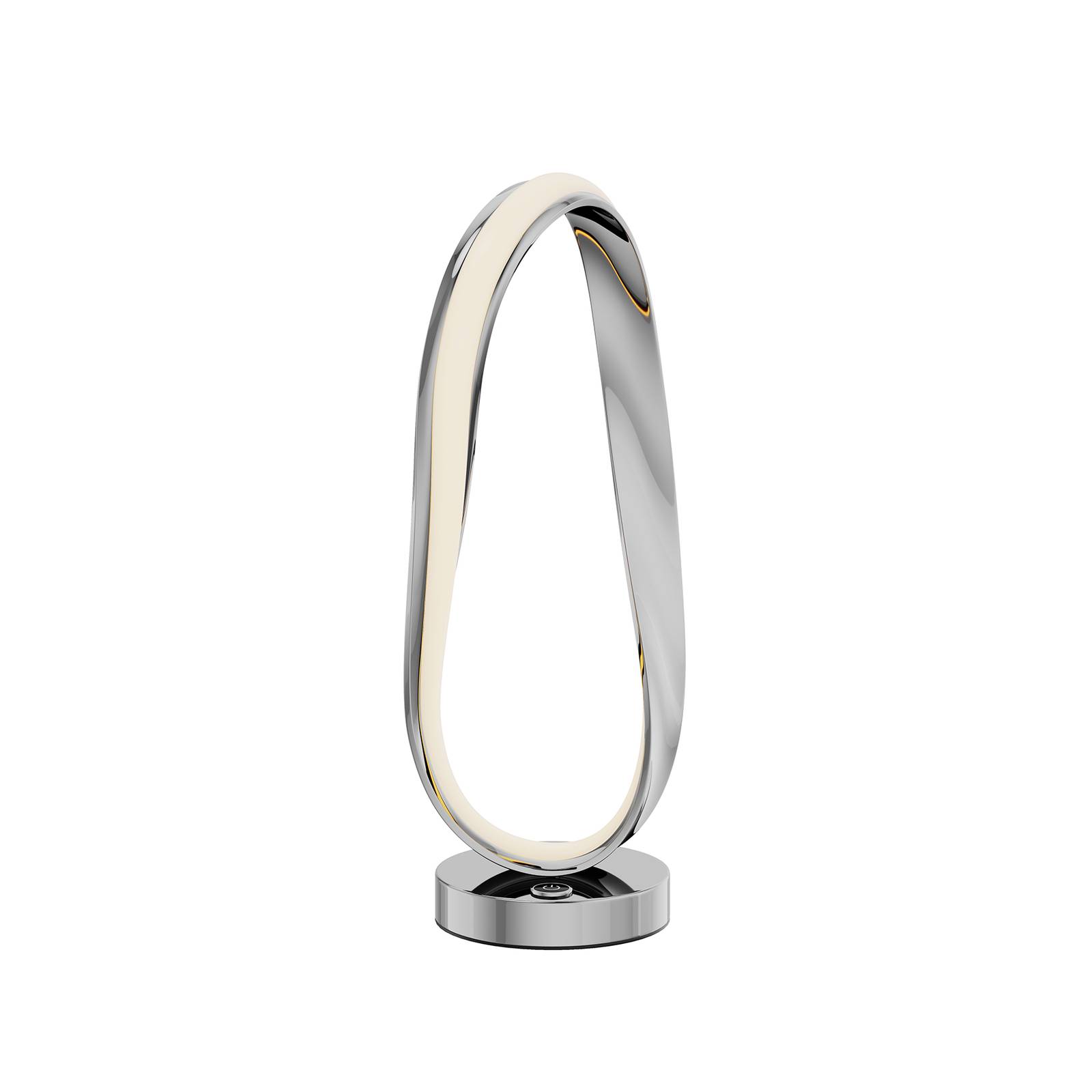 Lucande LED Table Lamp - Living / Dining Room - dimmable - Modern - Silver