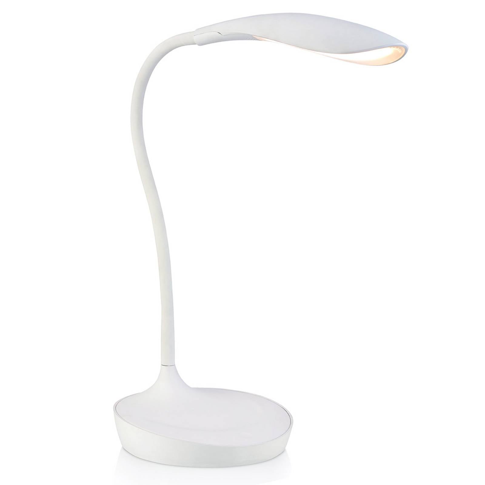 LED-Tischleuchte Swan, weiß